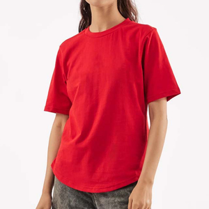 T-shirts à épaules tombantes pour femmes, best-sellers de l'été - vêtements décontractés, respirants, manches courtes, coton, service OEM, fabriqué au Pakistan - Product Image 2