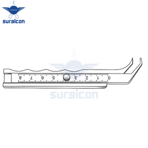Instrumento de Medición y Examen Marchac, Rango de Medición de 11 cm / 4-3/8 Pulgadas, 80 mm, Herramienta de Medición Médica Quirúrgica de Precisión - Product Image 5