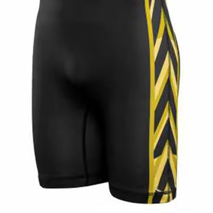 Solid Color Men's <b>Compression</b> Wrestling Singlets Knee Length Fighting Wear Plain Blank One Piece Singlet Spandex/Polyester Quick - Product Image 6