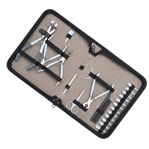 Kit d'outils OEM pour extensions capillaires : Pince de retrait d'extensions, Outil de fermeture de perles, Aiguille à boucle pour extensions, Peigne à queue, Outil de séparation des cheveux - Product Image 6