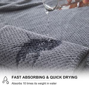 ชุดผ้าขนหนูอาบน้ำขนาดใหญ่พิเศษ ชุดผ้าขนหนูไมโครไฟเบอร์ ซึมซับน้ำได้ดี แห้งเร็ว นุ่มพิเศษ สำหรับห้องน้ำ - Product Image 2