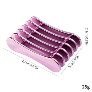 Five Compartment Nail Brush Holder <b>Multi</b> <b>Color</b> Metal Manicure Tool Organizer for Nail Salon Supplies - Product Image 6