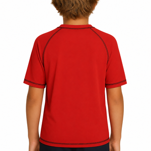 Kids Short Sleeve Swim T Shirt for <b>Boys</b> UV Protection Rash Guard Quick Dry Beach Wear OEM ODM Manufacturer Wholesale <b>Boys</b> Shirts - Product Image 2