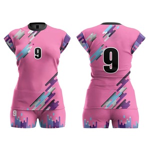 Uniforme de Voleibol para Mujer de Diseño Premium de Alta Calidad, Material 100% Poliéster Transpirable, Ropa Deportiva con Impresión Digital - Product Image 1