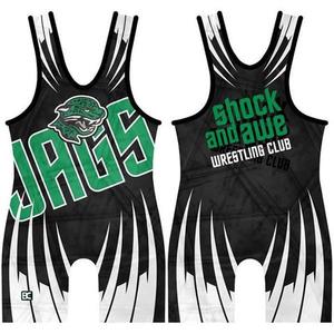 He She Wears Singlet de compression sublimé unisexe en polyester sans manches, coupe ajustée, avec impression de lettres, pour club de lutte - Product Image 6