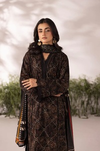 Costume en coton pour femmes indiennes et pakistanaises CHRIZMA, Salwar Kameez ethnique, design Karandi, prix bas, robe pour mariages et fêtes, adultes - Product Image 3