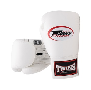 Twins Lace Up Boxing <b>Gloves</b> BGLL Genuine White Cowhide Leather Muay Thai Training Sparring Professional Fight <b>Gloves</b> - Product Image 1