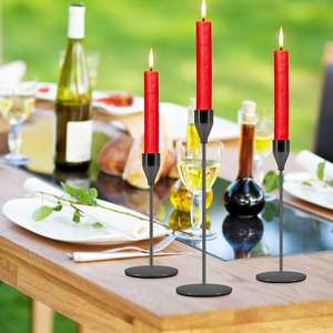 Candelabro Clásico Negro para Velas Cónicas, Elegante Decoración para el Hogar, Soporte para Velas de Lujo, Hecho a Mano, Precio Razonable - Product Image 6