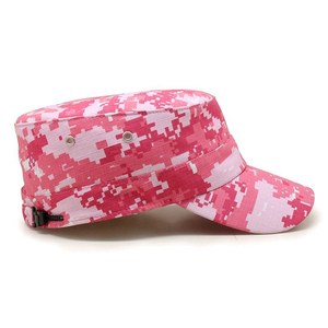 Gorra de Cadete con Camuflaje Digital Rosa, Ajustable, de Copa Plana, para Mujer - Product Image 3