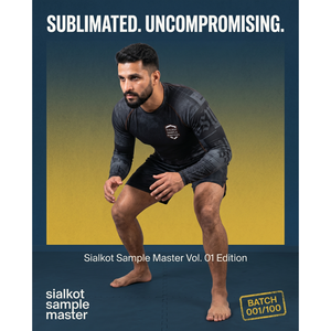 เสื้อรัดรูปแขนยาวพรีเมียมสำหรับผู้ชาย พิมพ์ลายแบบ Sublimation สำหรับ BJJ No Gi Grappling เสื้อผ้าสตรีทแวร์แบบกำหนดเอง สำหรับ MMA ผลิตแบบ OEM จากเมืองเซียลคอต - Product Image 5