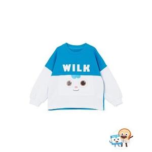 T-shirt Premium Coréen OZKIZ pour Enfants T01 Style Décontracté Dessin Animé Tricoté Garçons 2-6 Ans Vente en Gros Mode Enfantine Printemps/Automne - Product Image 1