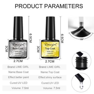 Limegirl 15ml Quick Extension Gel Manicure Set 6W LED Lamp White Clear Pink Hard Gel Semi-Permanent Nails <b>Tool</b> <b>Makeup</b> Nail Care - Product Image 4