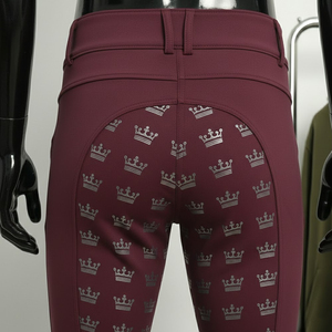 Nouveaux collants d'équitation pour femmes, avec assise intégrale en silicone, pour l'hiver, couleurs personnalisables, Jodhpurs et Breeches d'équitation, Collants d'équitation - Product Image 3