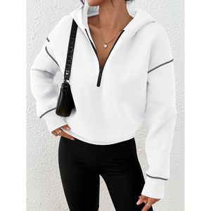 Sudadera Deportiva Ligera de Media Cremallera para Mujer, de Secado Rápido, para Correr, Gimnasio, Fitness y Entrenamiento - Product Image 6
