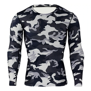Camiseta de Compresión para Hombre, Sublimada, para BJJ, MMA, Entrenamiento y Gimnasio, Servicio OEM, 2025 - Product Image 1