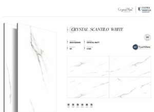 Azulejos de porcelana modernos con acabado cristalino mate 800x1600 1200x1800 750x1500mm Azulejos de gran tamaño premium para diseño de interiores y exteriores. - Product Image 5