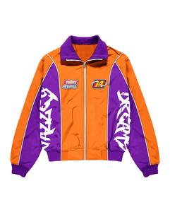 Multi Color Windbreaker Jacket Shorts Set | Oversized <b>Zip</b> <b>Hooded</b> Jacket & Shorts | Streetwear Matching Set OEM Private Label - Product Image 3