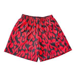 OEM Double <b>Layer</b> Men Solid Anti-Wrinkle Mesh Shorts Sublimation Print Streetwear Sports Gym Basketball - Product Image 6