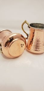 High Quality Pure Copper <b>Mug</b> Handle Modern Luxury Design <b>Large</b> Capacity Durable Different Sizes Wine Party-Perfect Drinkware - Product Image 5