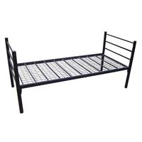Cadre de lit simple en acier et métal, mobilier de chambre à coucher pour usage domestique