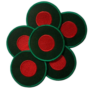 Badge brodé en feutre non tissé PVC écologique de haute qualité, patch en tissu personnalisé thermocollant pour la décoration de vêtements, logos, vestes et casquettes - Product Image 4