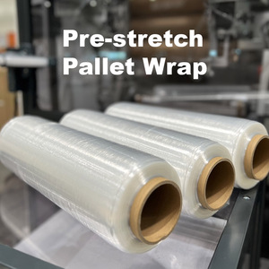 GT Crystal Clear PE <b>Plastic</b> Film Roll for Industrial Stretch Wrapping Pallet Packaging - Product Image 2
