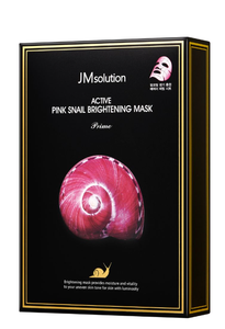 MASCARILLA ILUMINADORA JMSOLUTION ACTIVE PINK SNAIL |   30ML*10EA |   Hidratación Humectante, Elasticidad de la Piel |   Mucina de Caracol y Ácido Hialurónico - Product Image 1