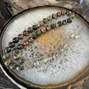 Resin Tasbih Mala Premium Rosary Beads for Islam Spiritual Energy Boost Trendy <b>Gift</b> by Tradebyd - Product Image 1
