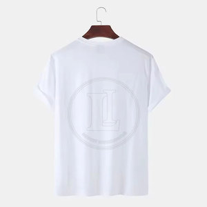 Nouveaux t-shirts d'été pour hommes, manches courtes, 100% coton, respirants, en tissu canvas décontracté pour adultes, vente en ligne - Product Image 2