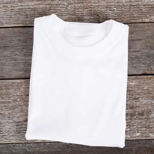 Camiseta Blanca de Algodón Puro, Tejido de Punto Liso, Personalizable, 140g 160g 180g, Venta al Por Mayor de Fábrica - Product Image 3