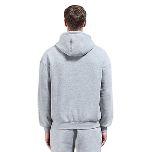 Mens Relaxed Fit <b>Zip</b> Up <b>Hoodie</b> Casual Long Sleeve Hooded Sweatshirt with Kangaroo <b>Pockets</b> Custom Clothing Wholesale Apparel - Product Image 2