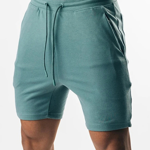 Pantalones Cortos de Punto para Hombre, Color Sólido, con Cordón en la Cintura y Bolsillos, Transpirables, Estilo Casual, Corte Medio, 2026 - Product Image 1