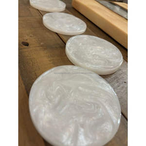 Handmade round <b>Resin</b> Drink Coaster for Party Decorations Easter Themed Waterproof Feature from India - Product Image 1