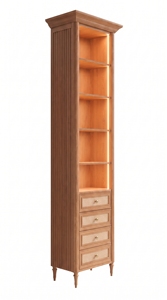 Bibliothèque Moderne en Bois avec Plus de 10 Étagères et Tiroirs, Design Autoportant pour Salon, Chambre et Bureau à Domicile - Product Image 2