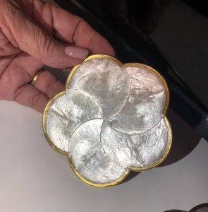 Lot de 6 sous-verres personnalisables colorés, classiques, écologiques, faits à la main, cadeau, accessoires pour la maison - Product Image 1