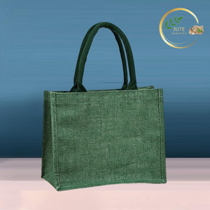 Bolsa de Compras de Yute de Fibra Verde Biodegradable, Bolsa Reutilizable Resistente y Ecológica para Venta al por Mayor y al Detal - Product Image 2