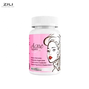Complément anti-acné pour la peau, capsules végétaliennes contre l'acné, pour peaux grasses, éclaircissant la mélanine, capsules blanchissantes pour la peau - Product Image 1