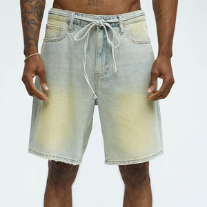 Conjuntos de Shorts de Mezclilla para Hombre, Shorts de Mezclilla de Buena Calidad, Shorts de Mezclilla con Lavado Ácido, Precio Bajo, Stock de Fábrica, Conjuntos Casuales para Hombre - Product Image 1