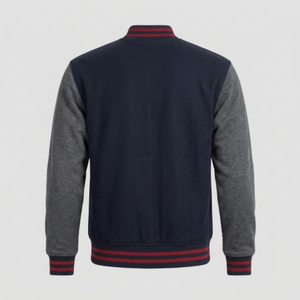 Chaqueta de Béisbol Personalizada con Nombre y Número del Equipo, Diseño de Collage Bordado, Satén, Impermeable y Transpirable para Hombre - Product Image 2