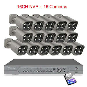 Système de caméra de sécurité AI POE extérieur 16 canaux en gros avec systèmes de surveillance par caméra IP 5MP - Product Image 4