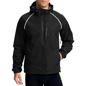 Veste coupe-vent imperméable respirante et légère personnalisée pour hommes, nouvelle conception, série de vestes de pluie pour l'extérieur - Product Image 5