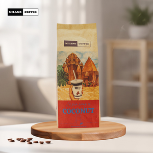 Café Tradicional con Coco 250g, Café Milano Arábica Tueste Medio, Paquete de Café Molido - Product Image 2