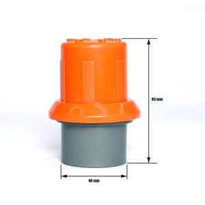 Kit de válvula de descarga de inodoro de PVC de alta resistencia con opciones de descarga completa y media para instalaciones de plomería modernas en baños. - Product Image 5