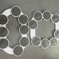 IStapromo Geschenke Tragbares Plastik-Drehgestell, Rotierendes Serviertablett, Mobiler Esstisch
