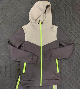 Sudaderas con capucha de cremallera completa para hombre, de algodón, forro polar técnico, ligeras, transpirables, de invierno, tallas grandes, chándal, ropa deportiva, jogger, streetwear - Product Image 1