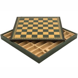 Juego de Ajedrez Artesanal de Estilo Vintage - Tablero de Ajedrez de Cuero Repujado de Lujo con Organizador de Almacenamiento Interno, Regalo Ejecutivo Único - Product Image 4