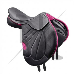 Silla de montar inglesa de contacto cerrado de cuero 100% genuino, superventas, para salto y doma, con conjunto de aparejos. Productos de carreras de caballos ingleses de la India. - Product Image 4