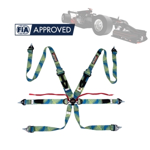 เข็มขัดนิรภัยสำหรับแข่งรถแบบหกจุด ผลิตในไต้หวัน ได้รับการรับรองมาตรฐาน FIA 8853 2016 รุ่น SPORT PLUS 4 น้ำหนักเบาพิเศษ รับผลิตแบบ OEM ODM ขายส่ง - Product Image 2