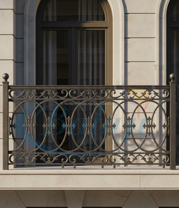 Grilles de balcon modernes en fonte et en aluminium, surface polie, antirouille, tailles personnalisées, design décoratif, garantie de 5 ans - Product Image 3