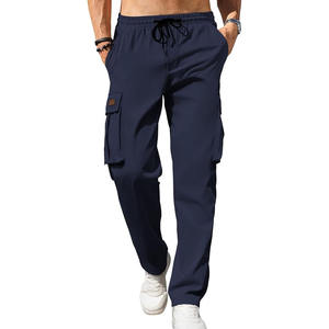 Pantalon homme coupe ample taille mi-haute, vente en gros, taille personnalisée, pour usage décontracté, envoyé par Dress Sports - Product Image 1